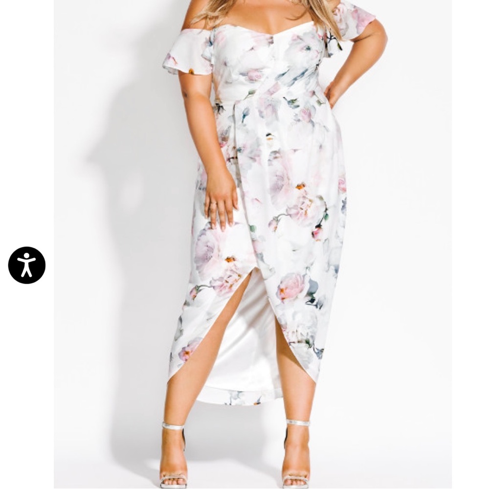 City Chic Heartbreaker Floral Dress